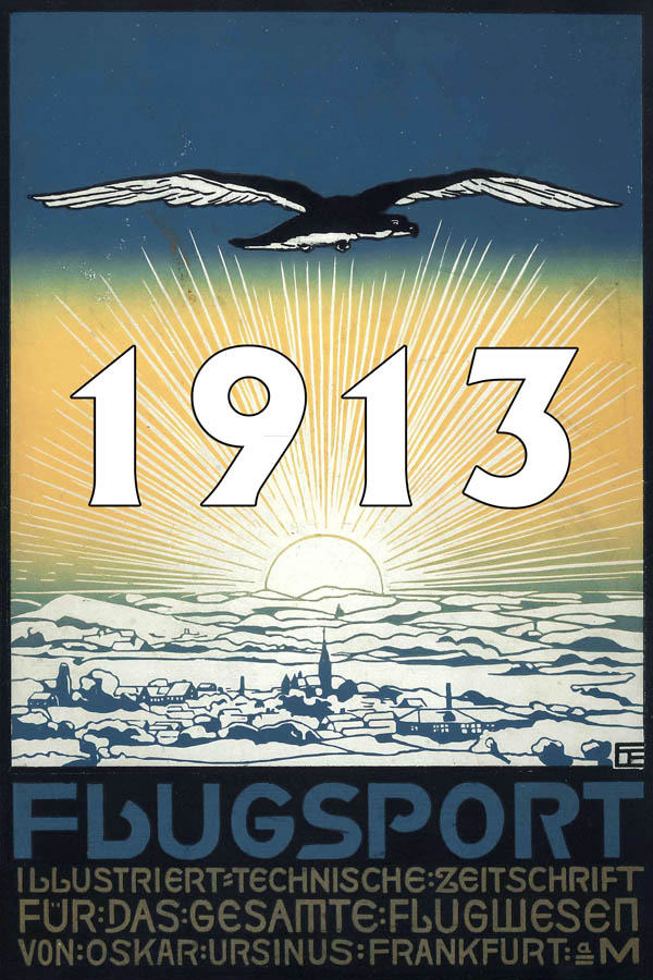 Oskar Ursinus Zeitschrift Flugsport Jahr 1913