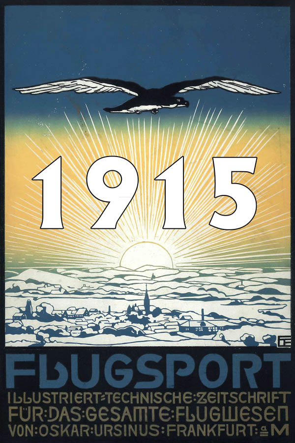Oskar Ursinus Zeitschrift Flugsport Jahr 1915