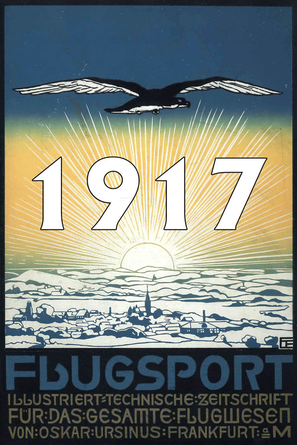 Oskar Ursinus Zeitschrift Flugsport Jahr 1917