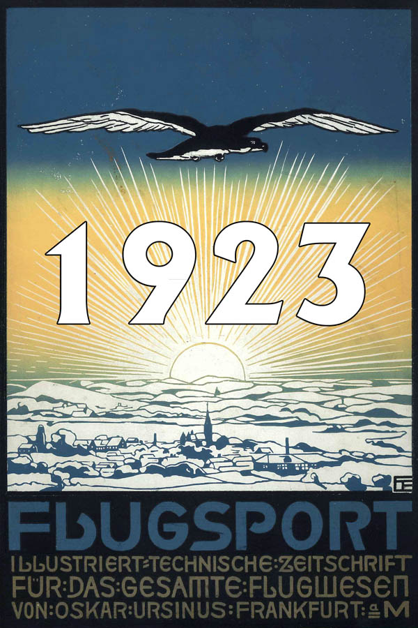 Oskar Ursinus Zeitschrift Flugsport Jahr 1923