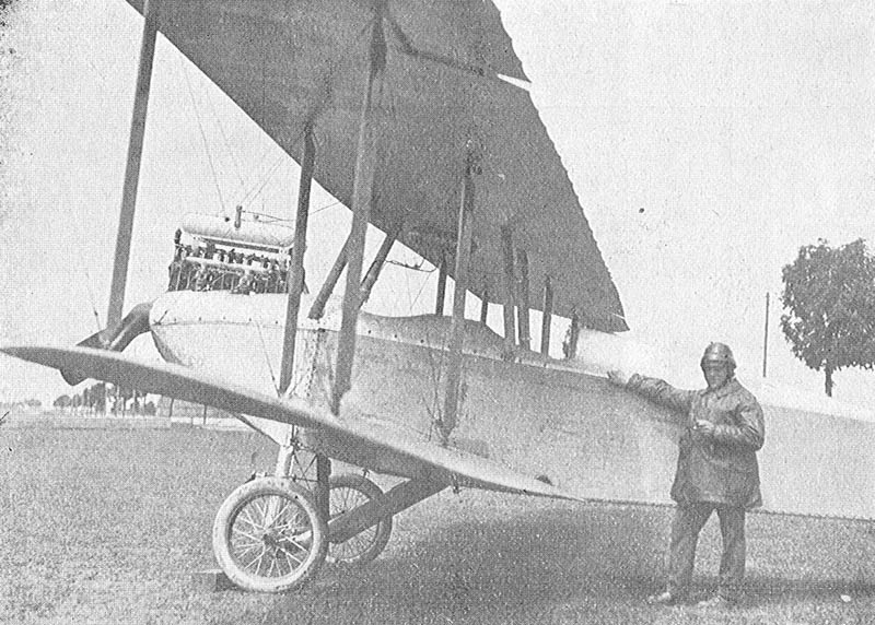Pilot Weyl und der Otto-Rumpf-Doppeldecker