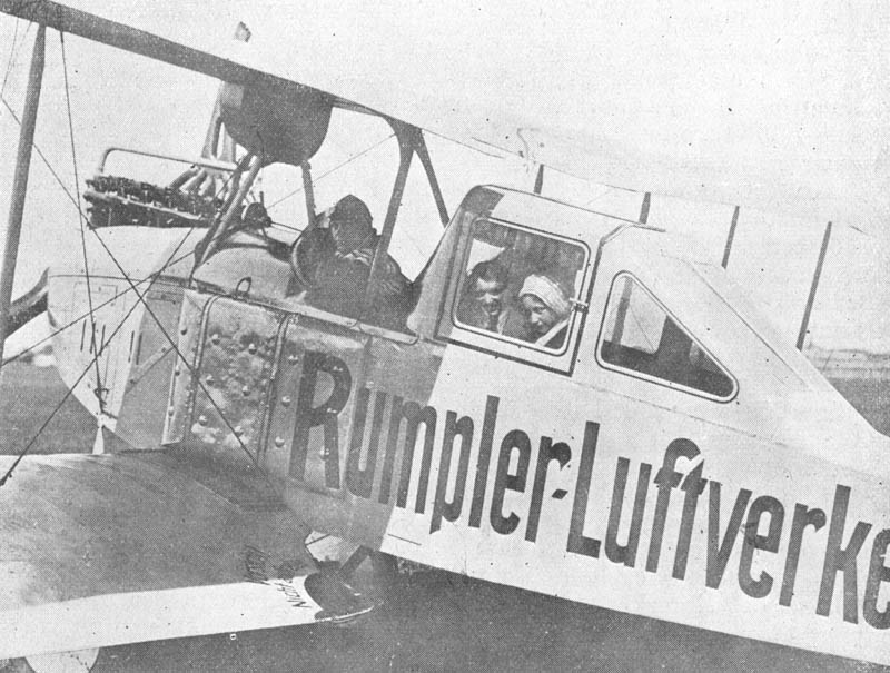 Verkehrsflugzeug Rumpler Limousine Typ 5A2