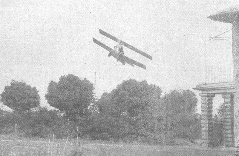 Italienisches Sportflugzeug Nieuport-Macchi-Varese mit Anzani Motor