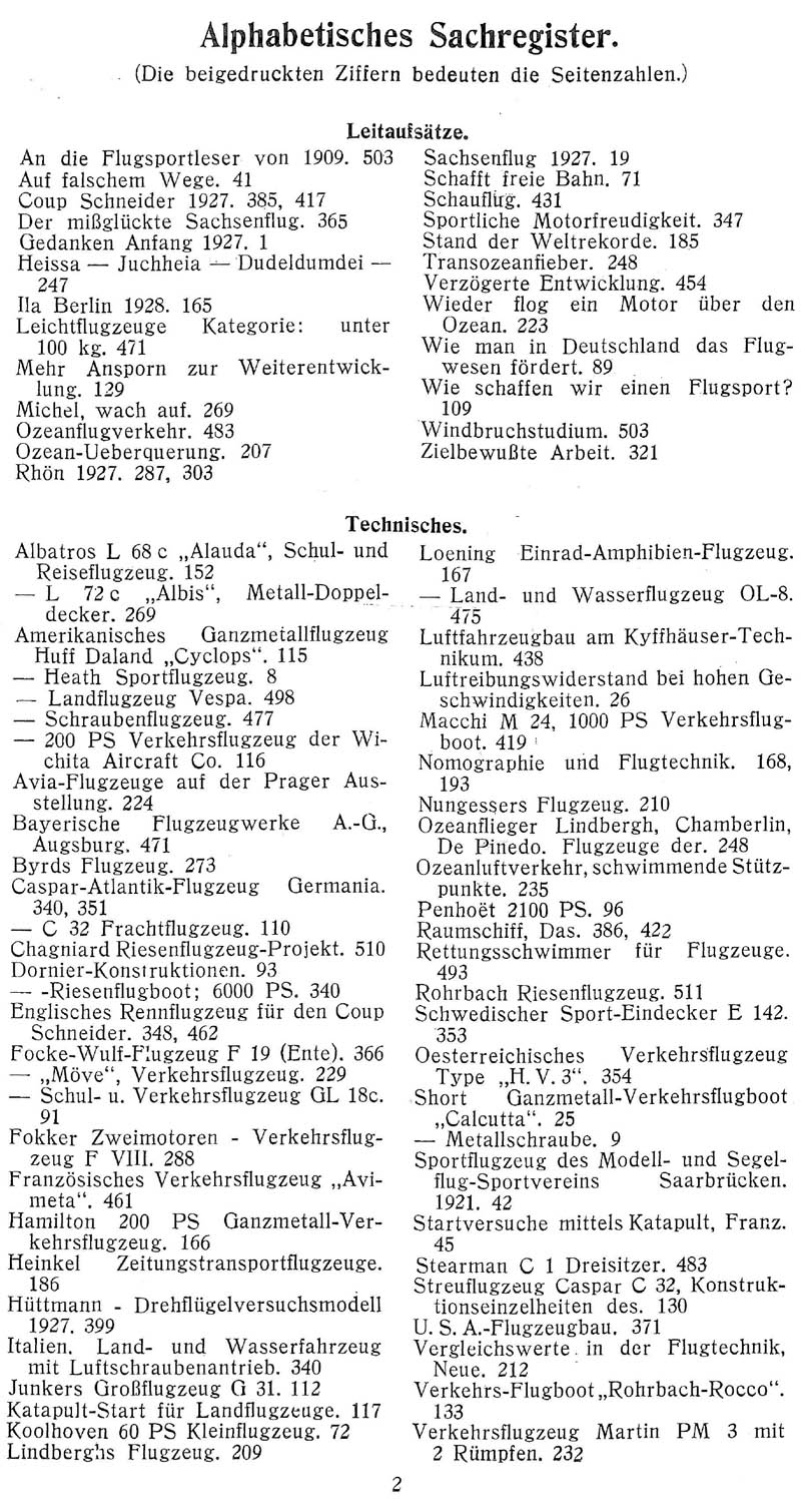 Luftfahrt Zeitschrift Flugsport 1927 - Luftverkehr und Luftfahrtgeschichte